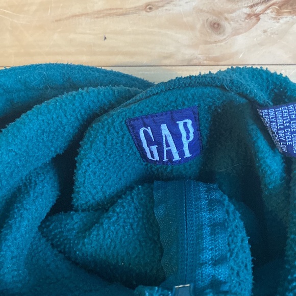 A fluffy green Gap sweater. Super comfy. super cozy. - Picture 2 of 2
